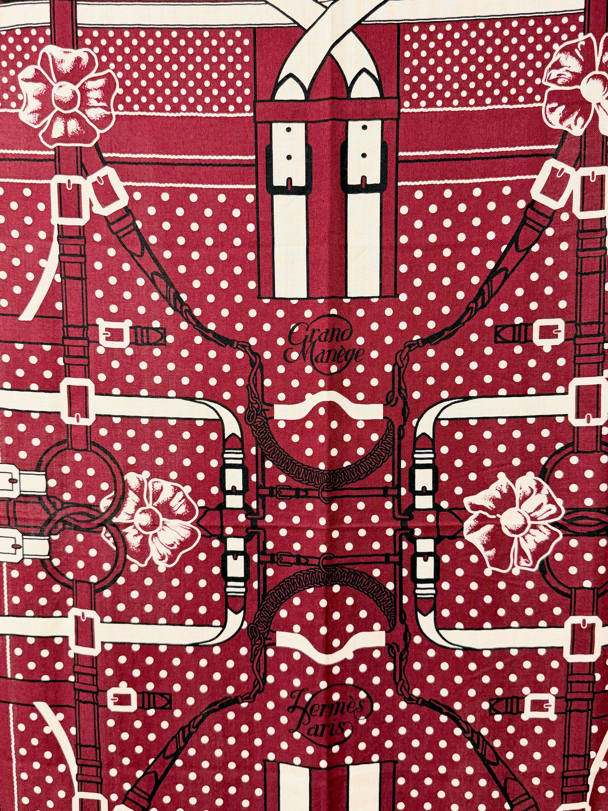 HERMÈS Foulard Grand manège Bandana