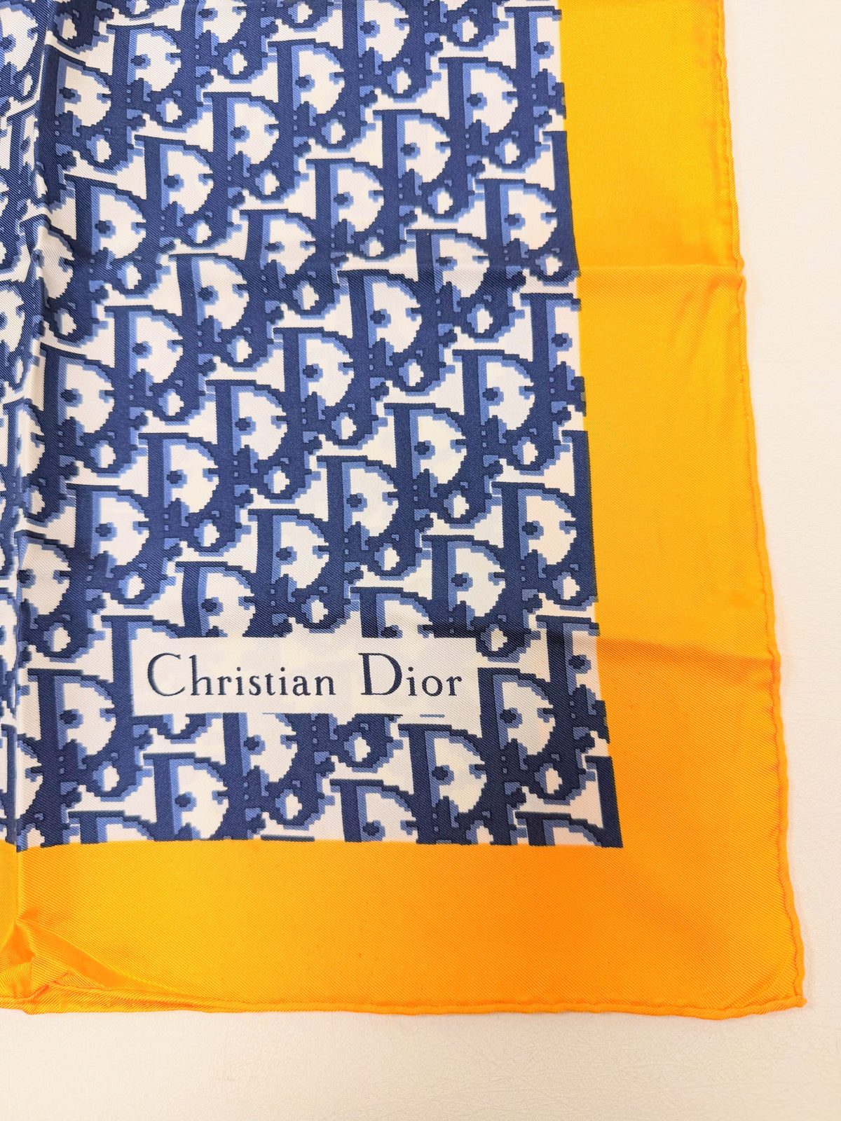 DIOR Sciarpa Carré Oblique in seta