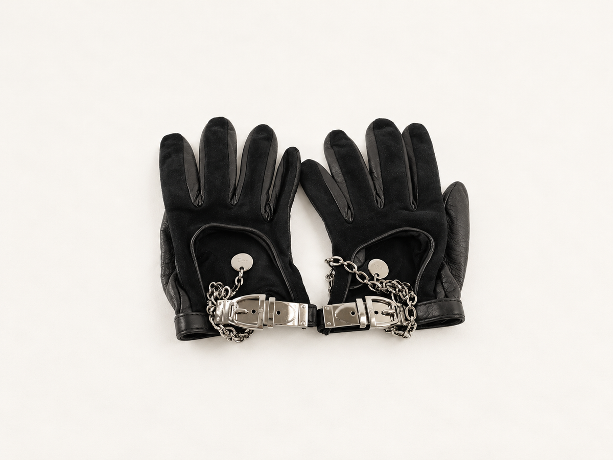 GUCCI  Gants en cuir
