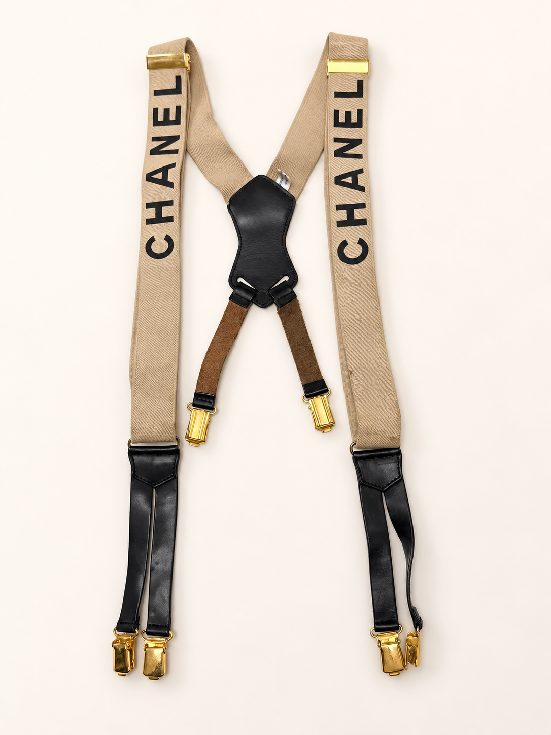 CHANEL Bretelles à logo 1994