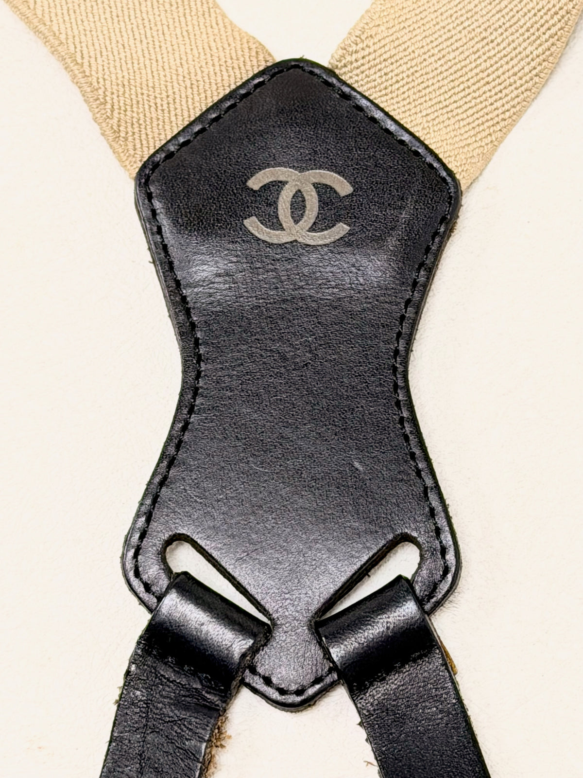 CHANEL Bretelles à logo 1994