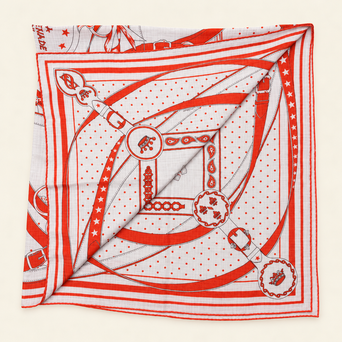 HERMÈS Foulard La Promenade du Matin Bandana