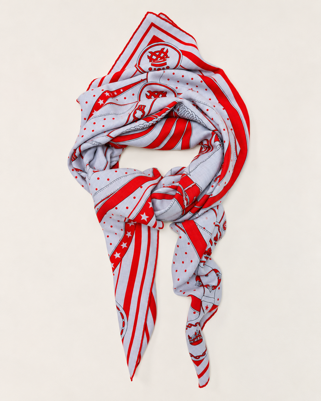 HERMÈS Foulard La Promenade du Matin Bandana