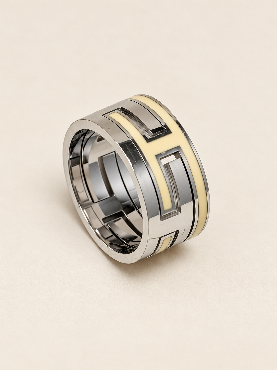 HERMÈS Bague Move Argent