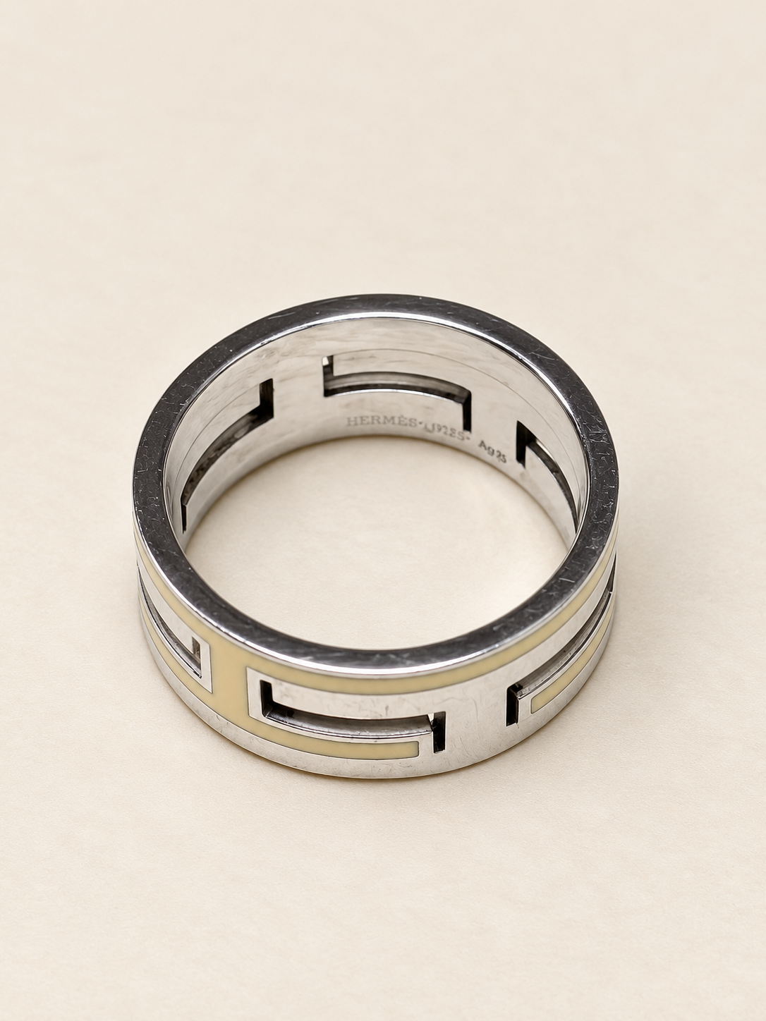 HERMÈS Bague Move Argent