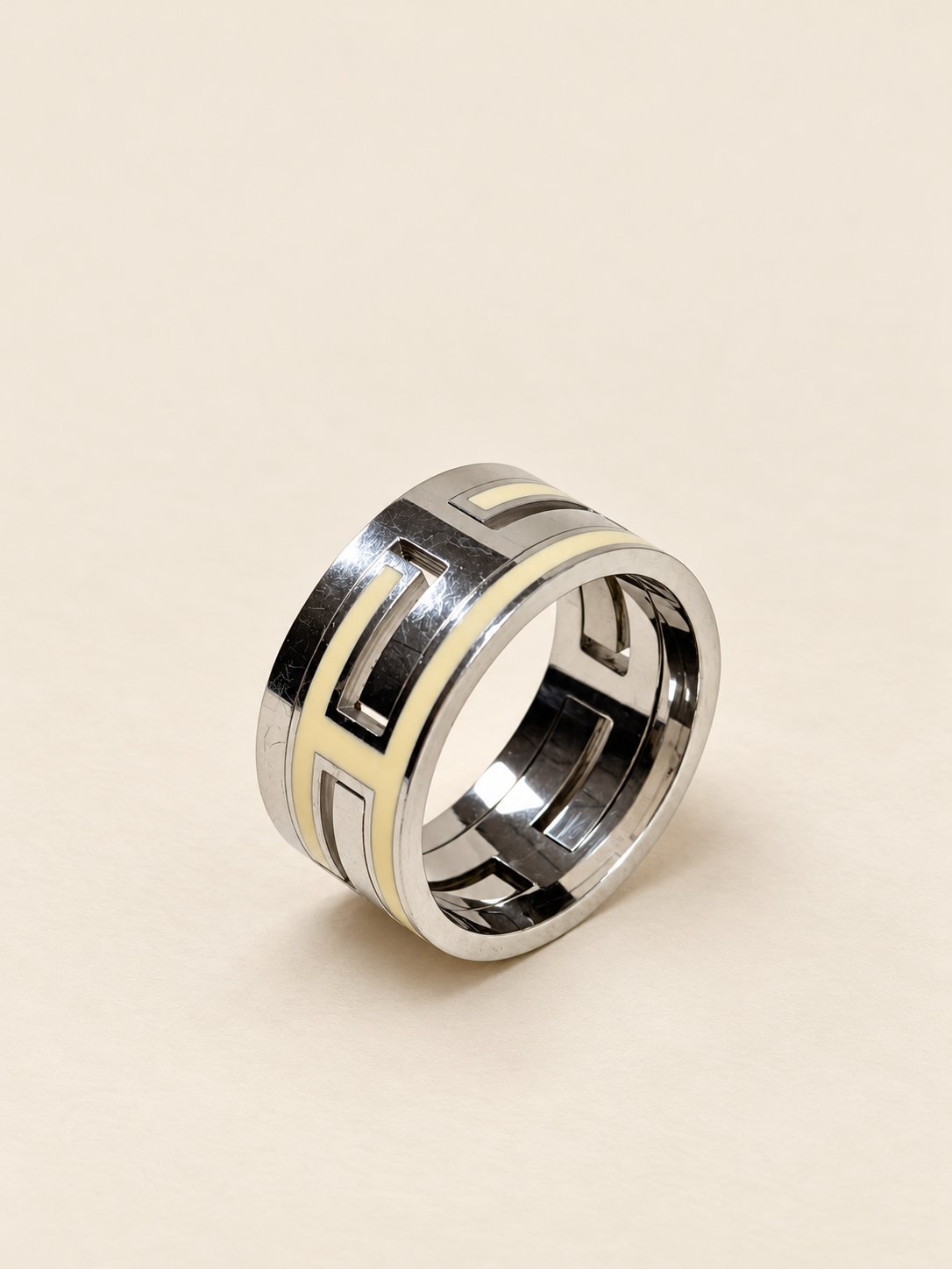 HERMÈS Bague Move Argent