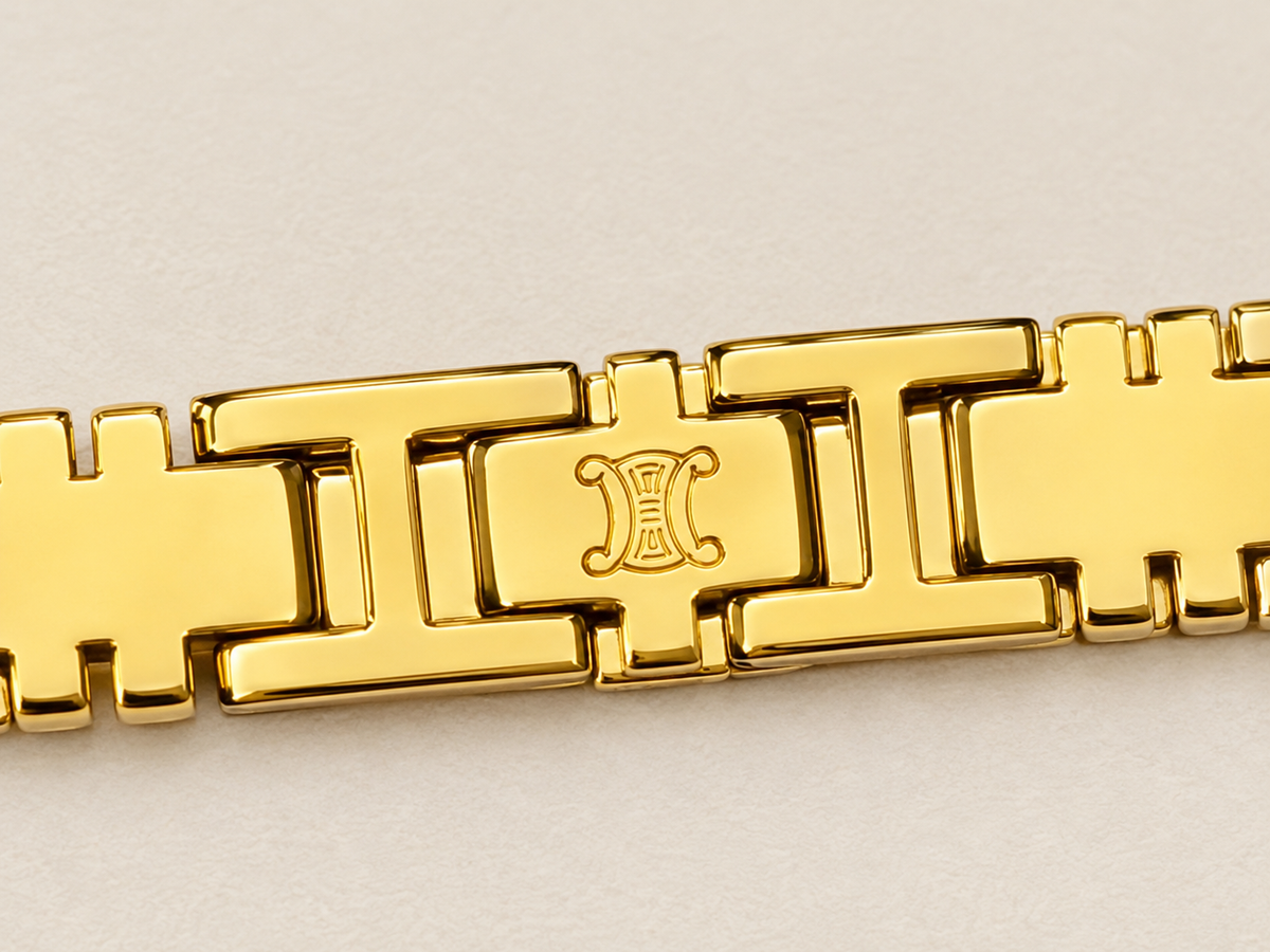 CÉLINE Bracelet Gourmette Triomphe