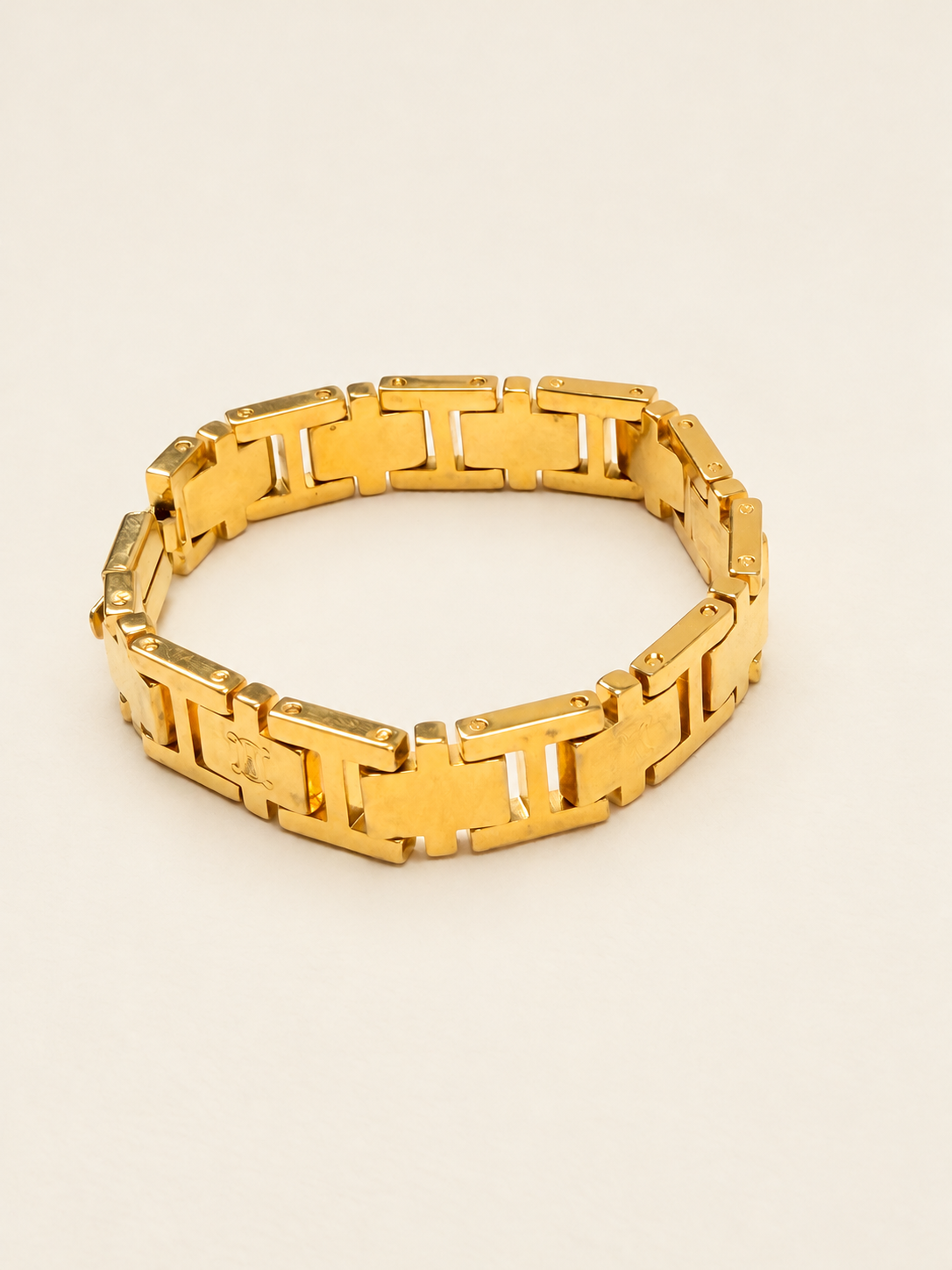 CÉLINE Bracelet Gourmette Triomphe