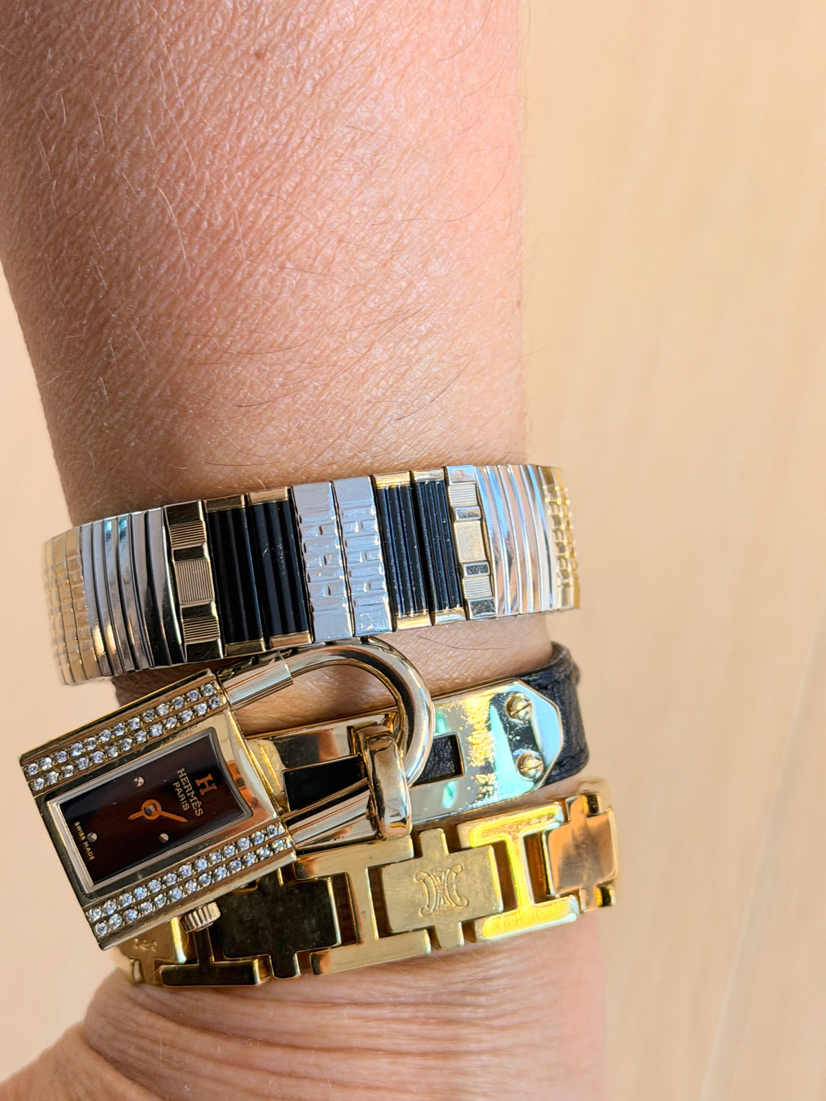 CÉLINE Bracelet Gourmette Triomphe