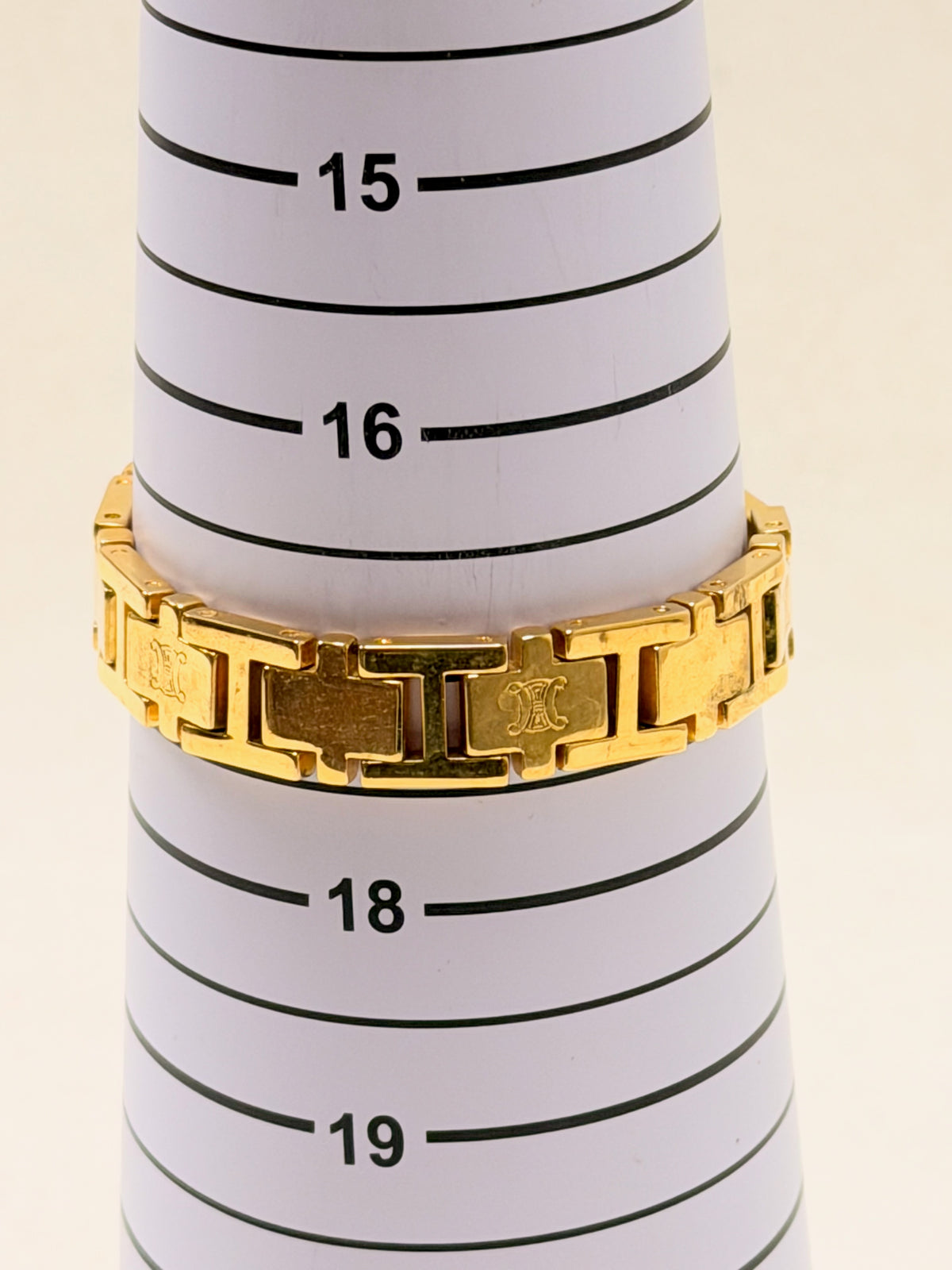 CÉLINE Bracelet Gourmette Triomphe
