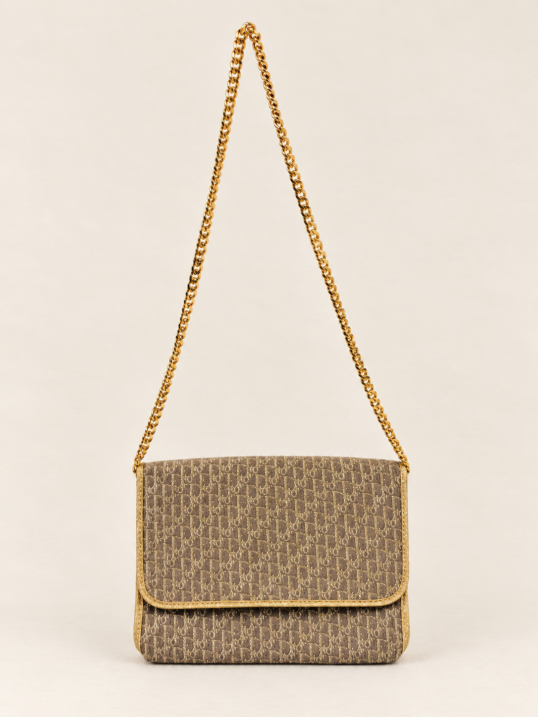 DIOR Sac Pochette Oblique en lamé