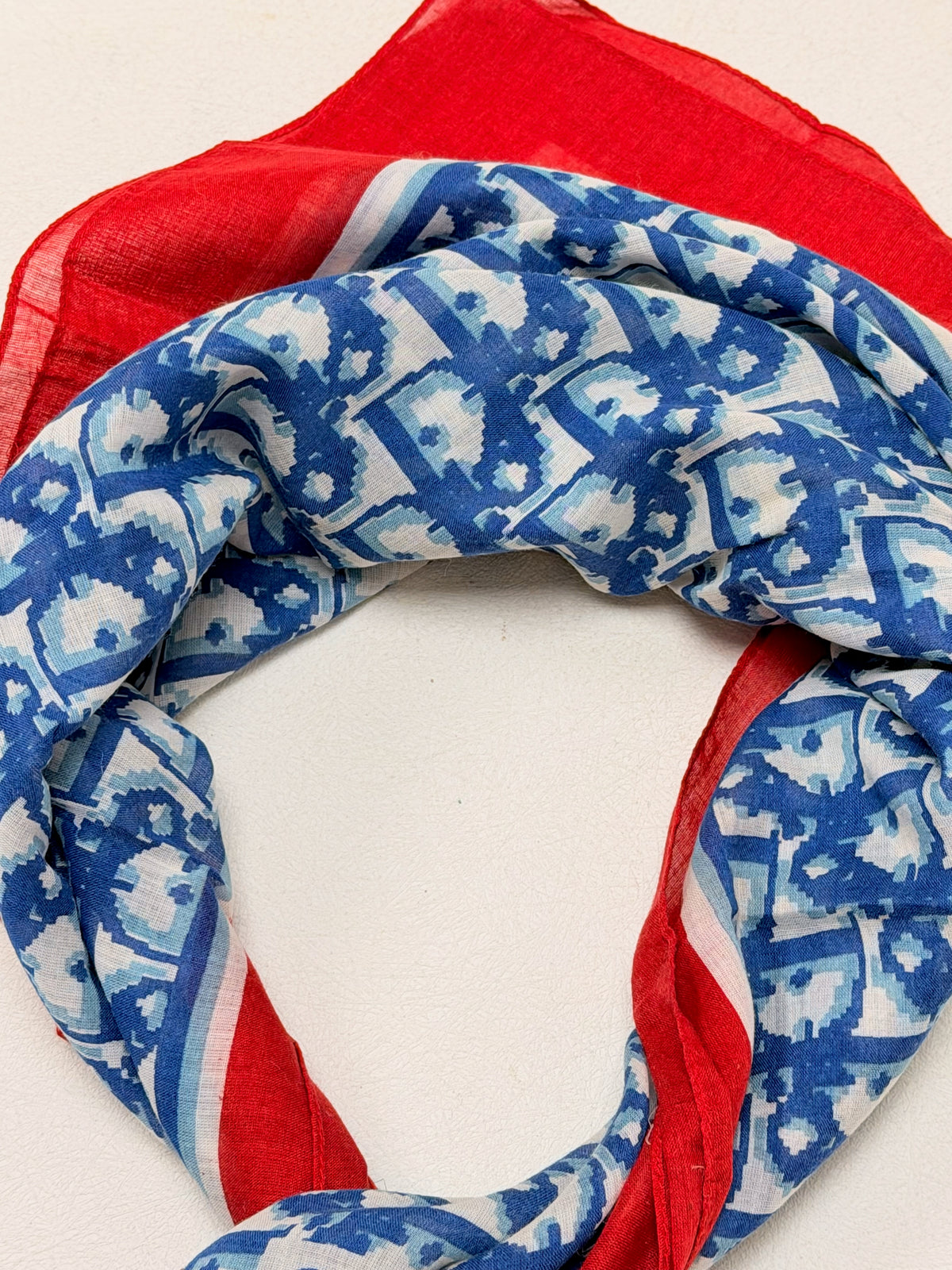 DIOR Foulard Carré Oblique en coton