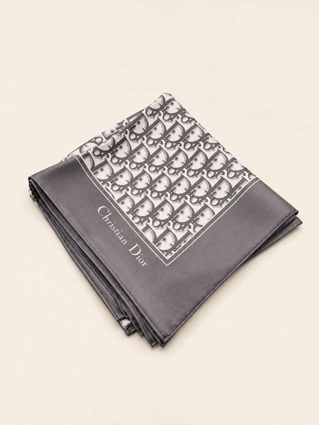 DIOR Foulard Carré Oblique en soie