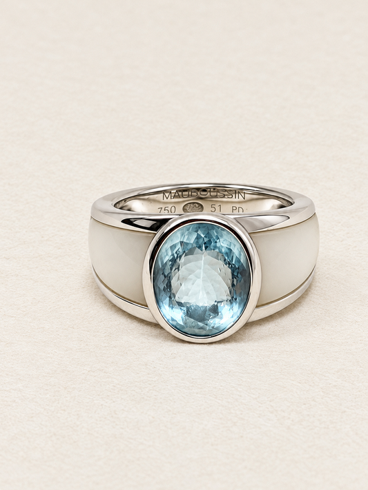 MAUBOUSIN Bague Nadia Aquamarine
