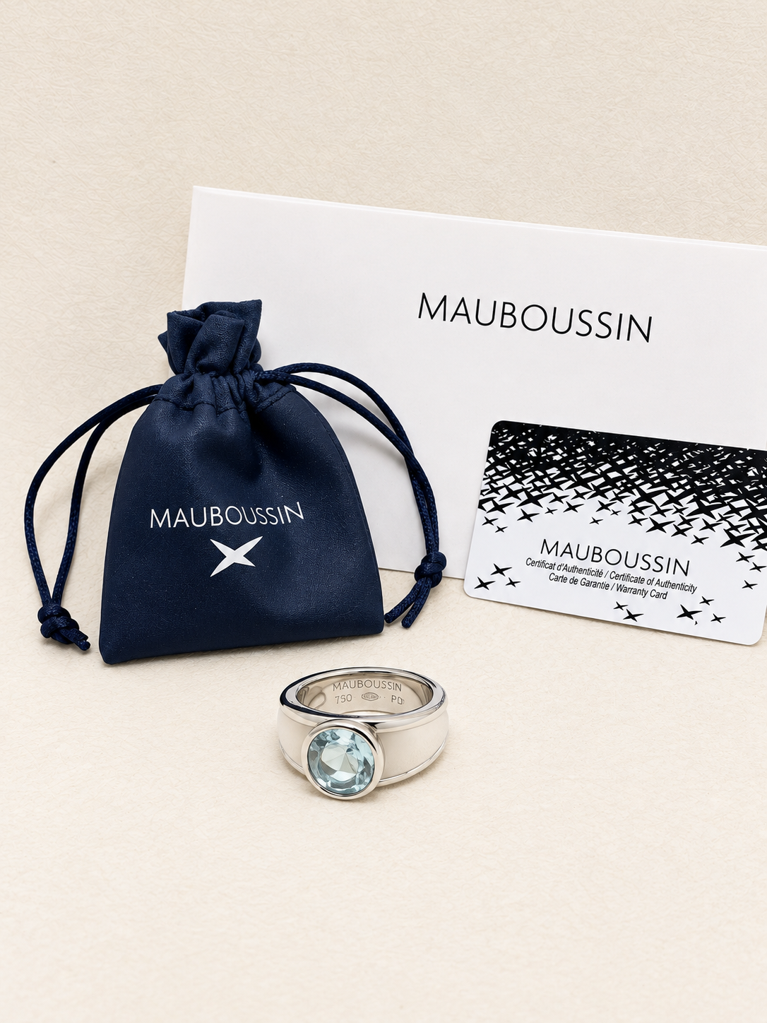 MAUBOUSIN Bague Nadia Aquamarine
