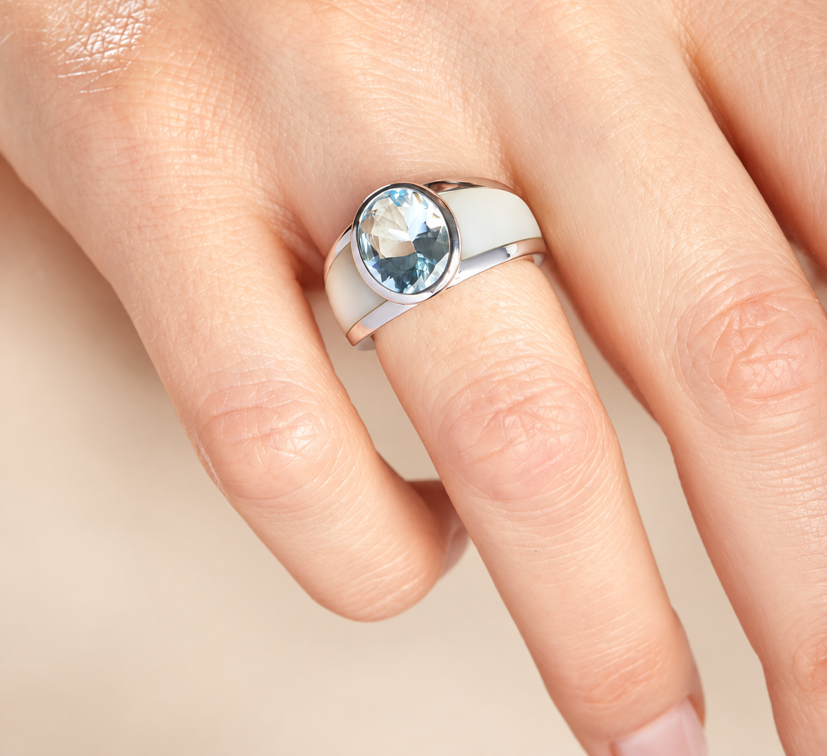 MAUBOUSIN Bague Nadia Aquamarine