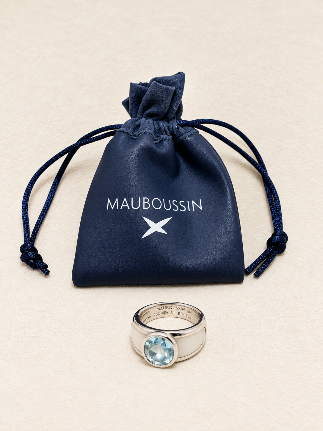 MAUBOUSIN Bague Nadia Aquamarine