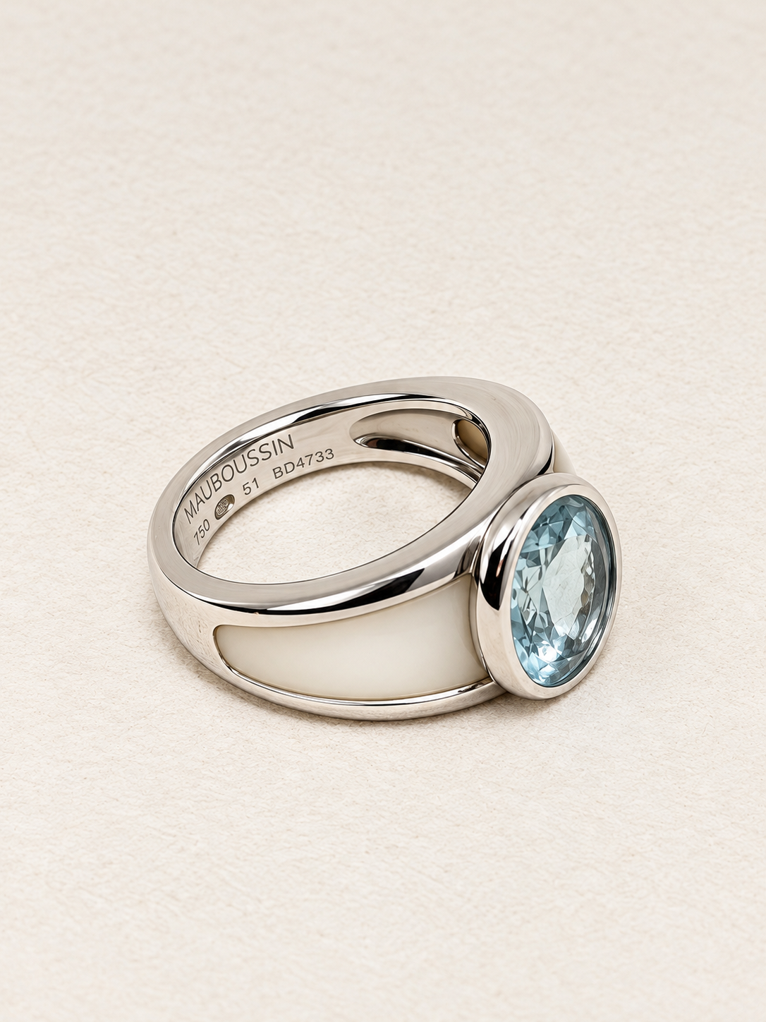 MAUBOUSIN Bague Nadia Aquamarine