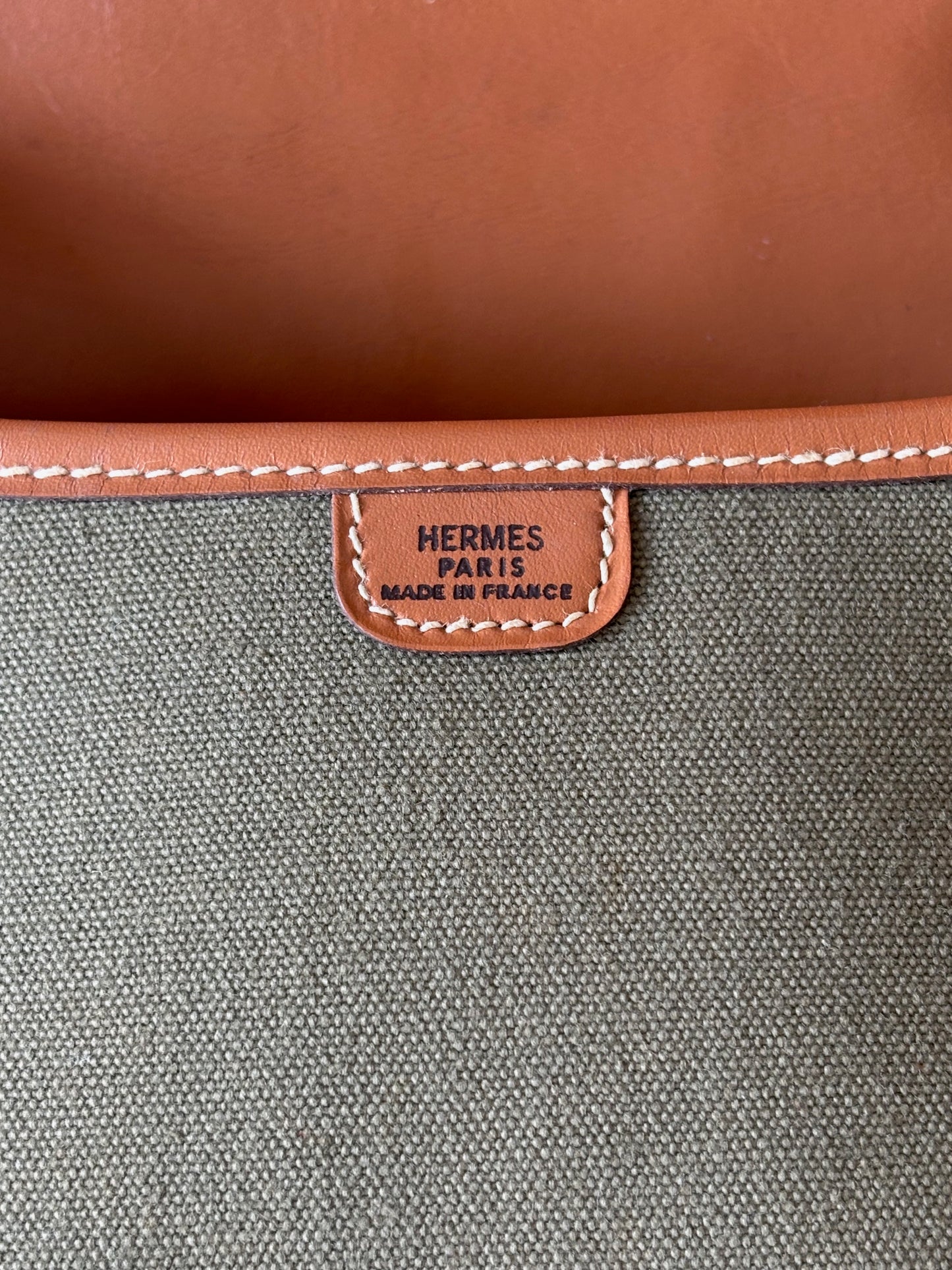 HERMÈS Sac Duffle Bambou