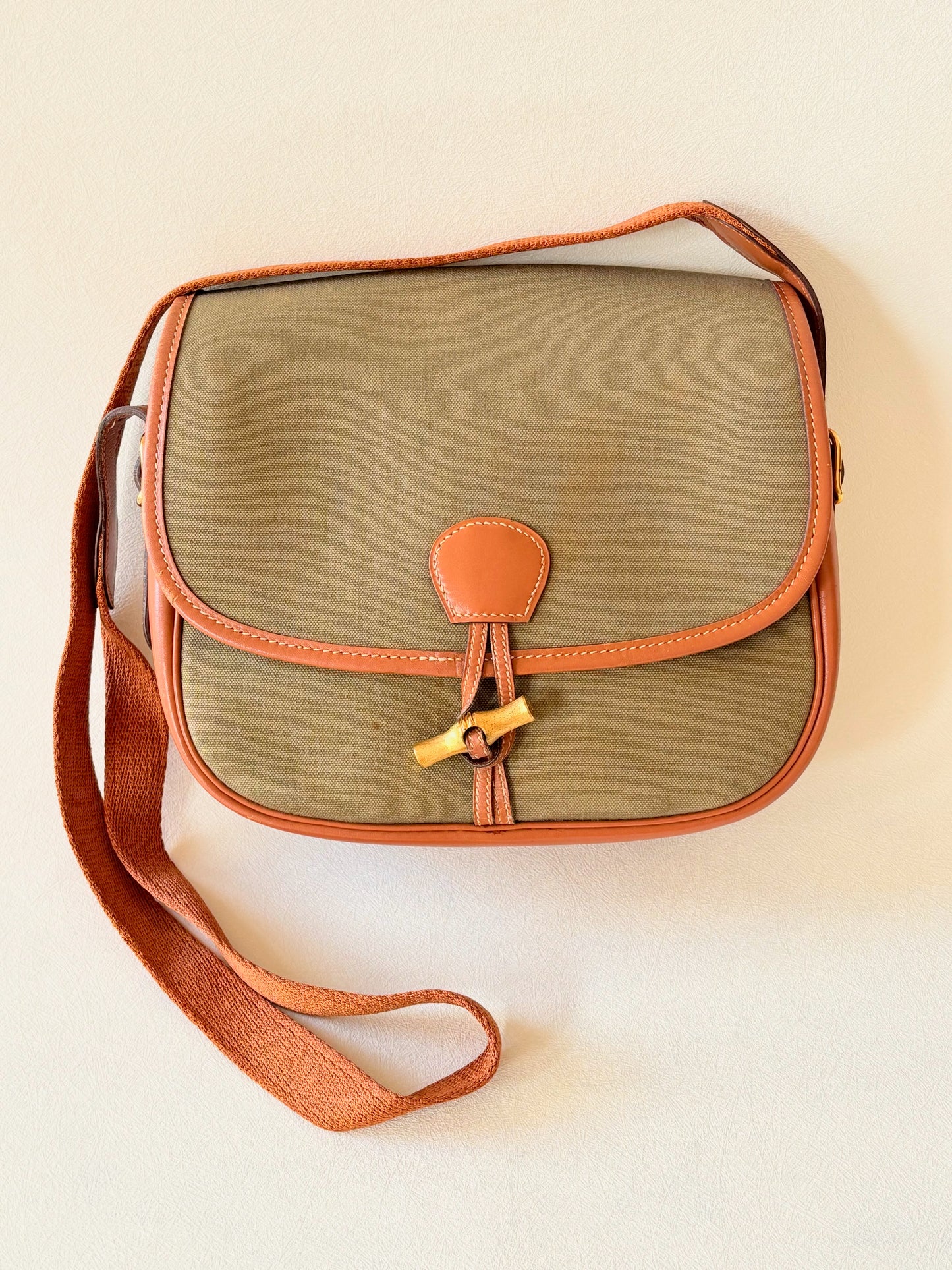 HERMÈS Sac Duffle Bambou