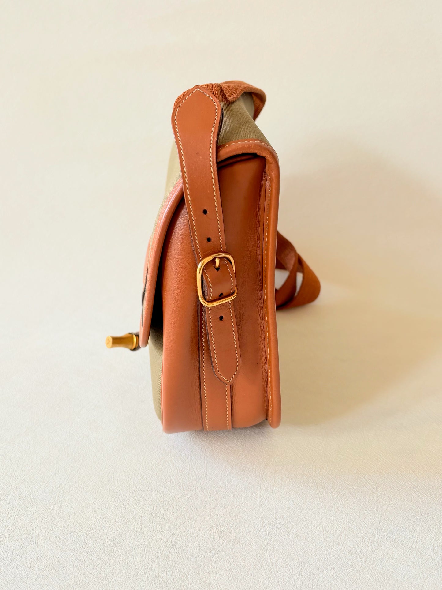 HERMÈS Sac Duffle Bambou
