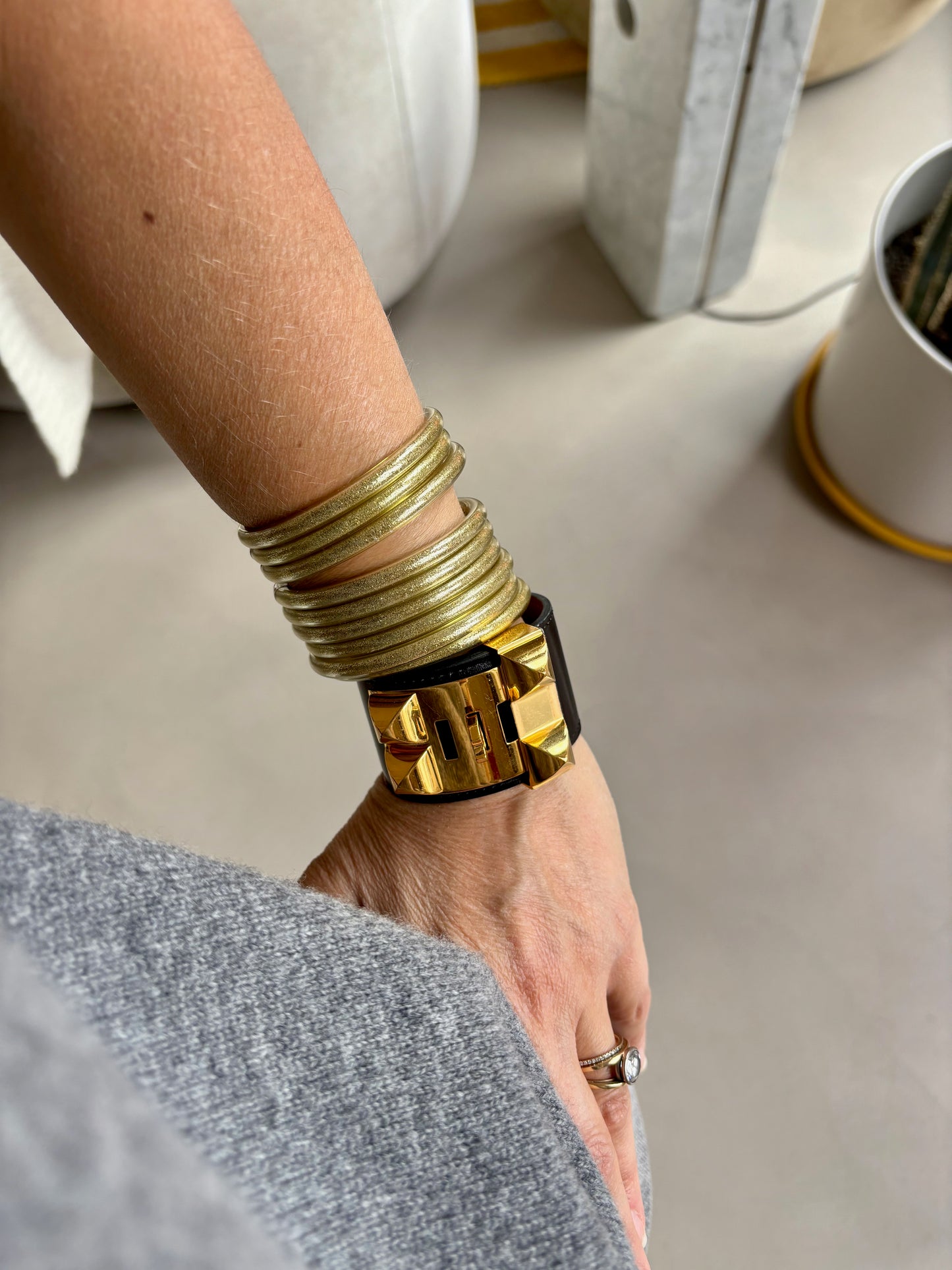 HERMÈS Bracelet Collier de Chien