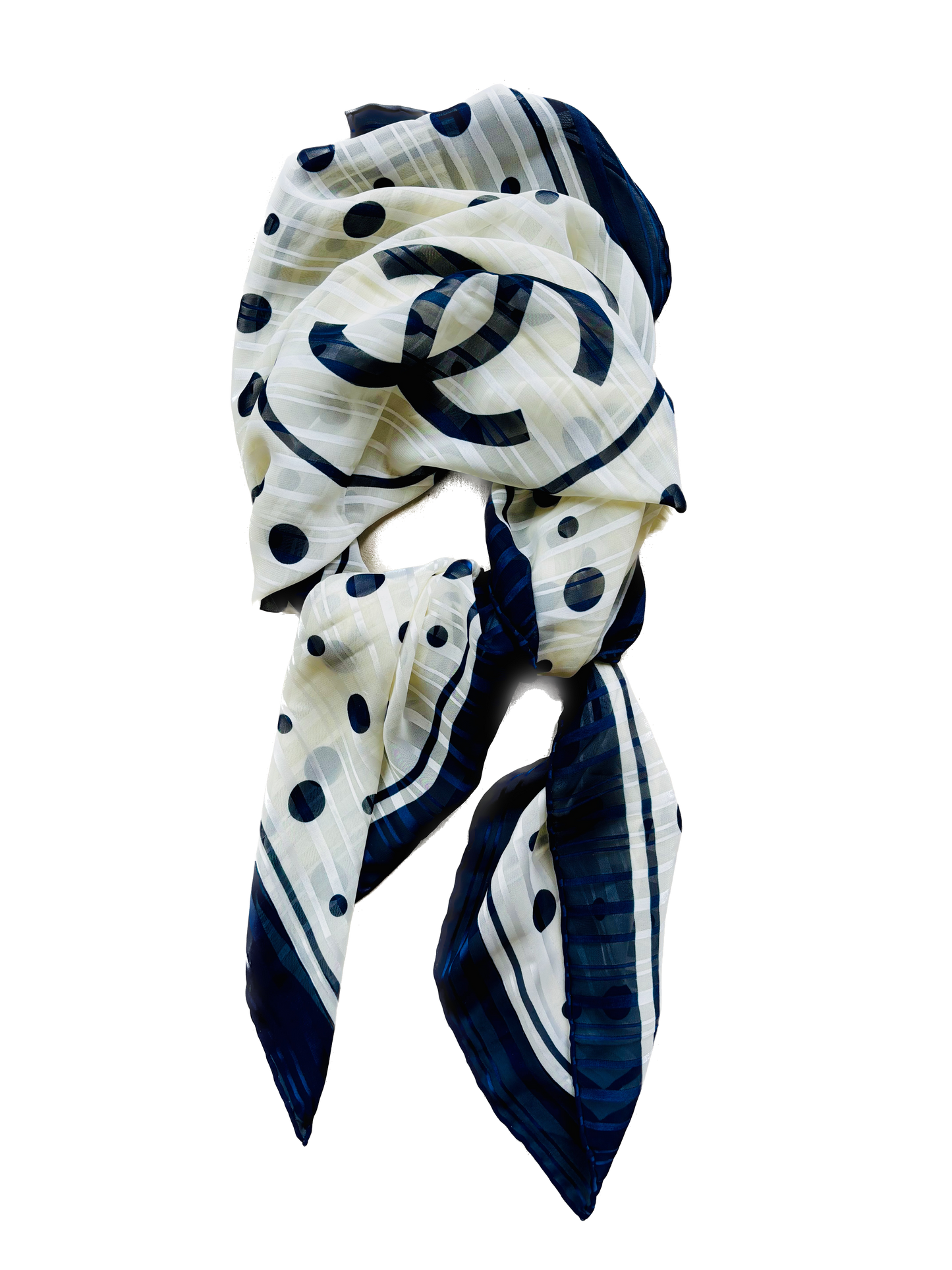 CHANEL Foulard en soie