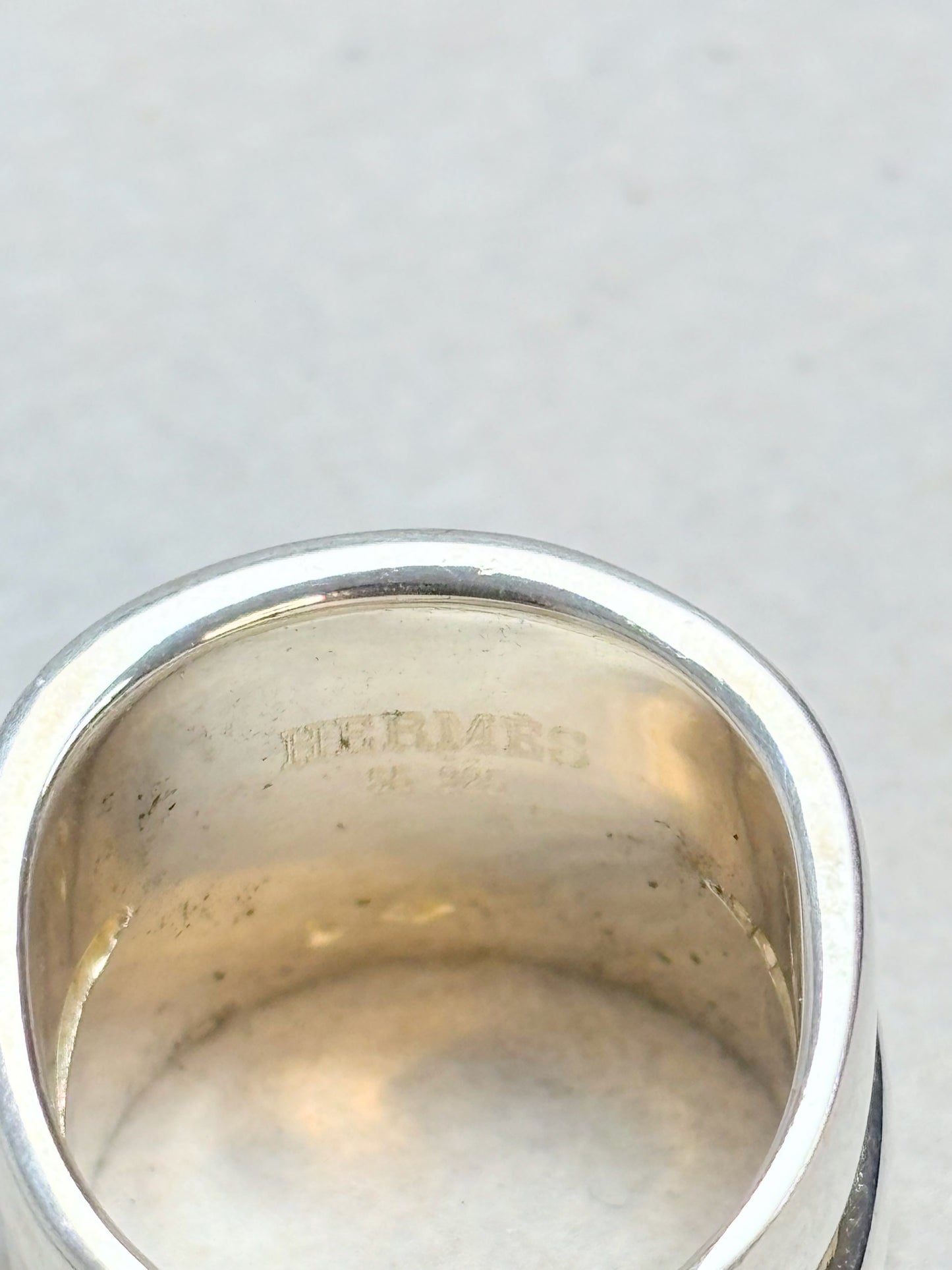 HERMÈS Bague Argent