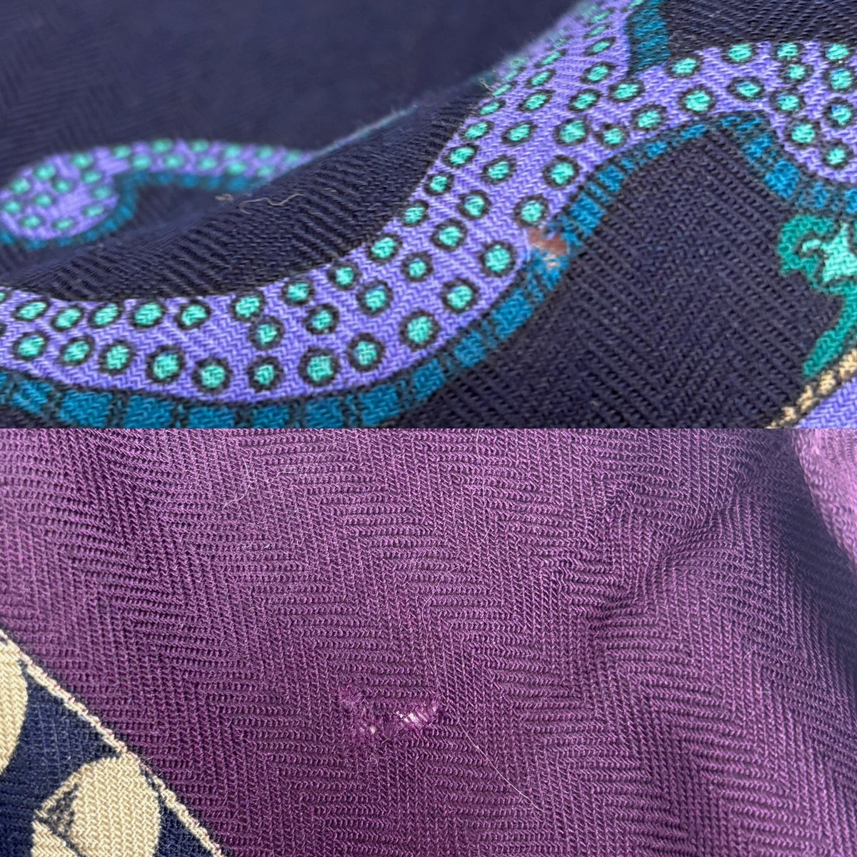HERMÈS Châle cachemire et soie