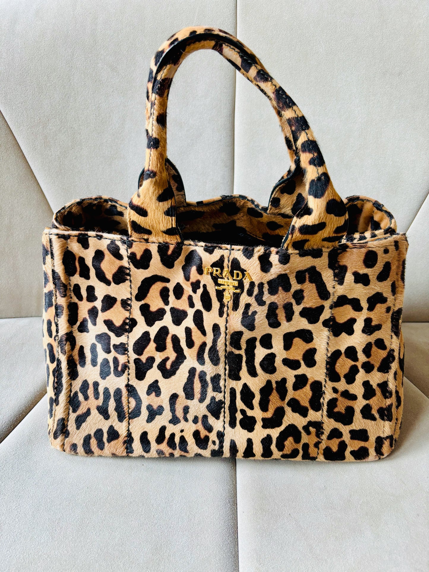 PRADA Sac cabas Canapa