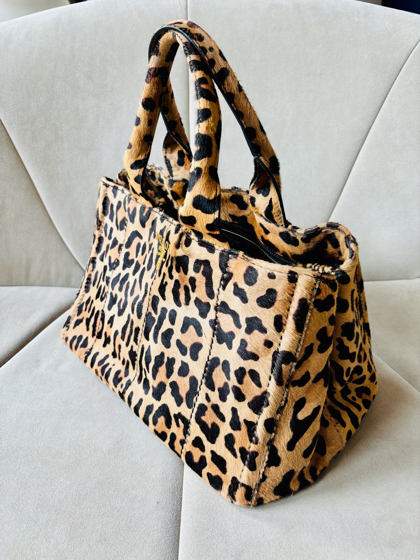 PRADA Sac cabas Canapa