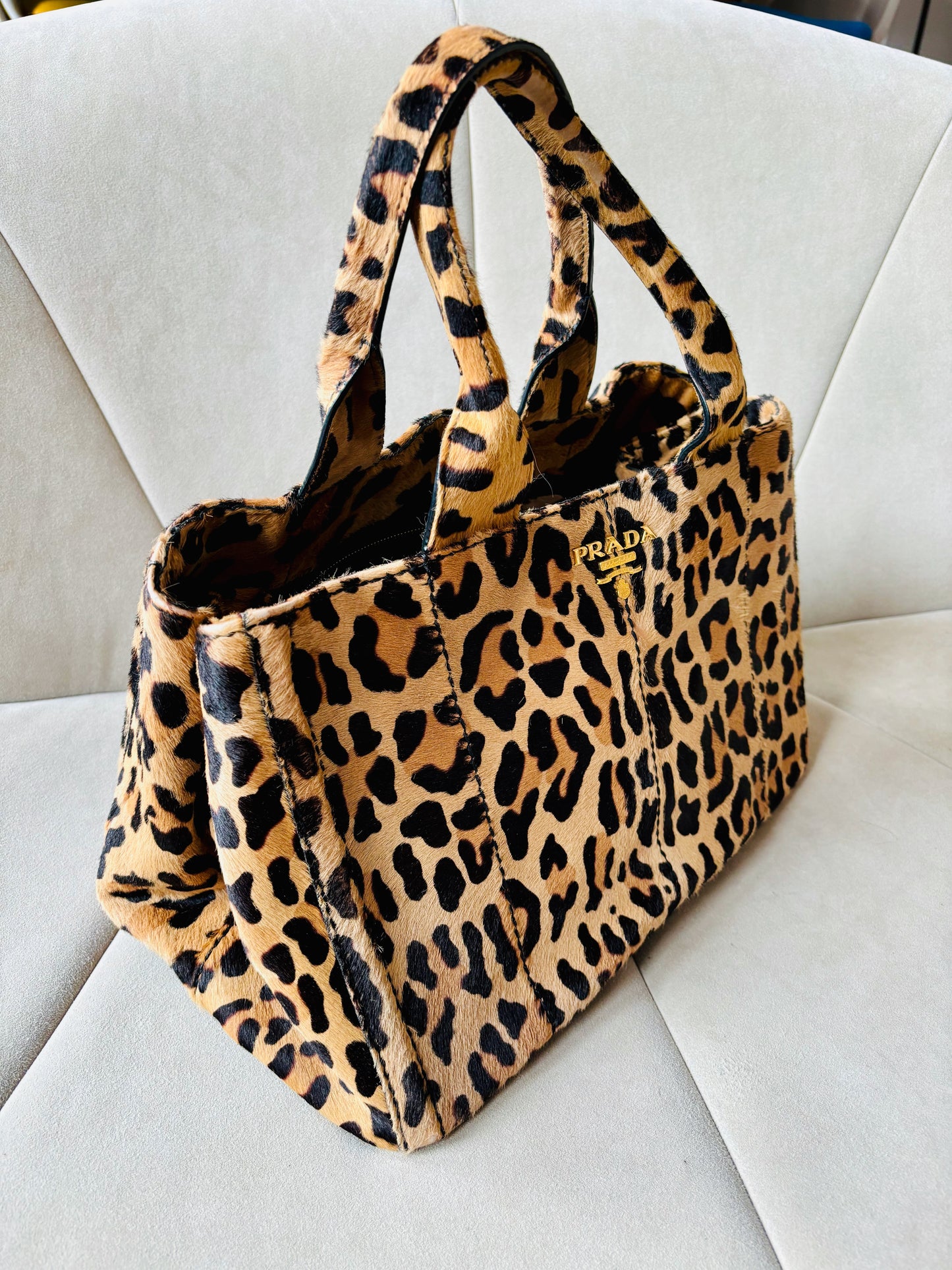 PRADA Sac cabas Canapa