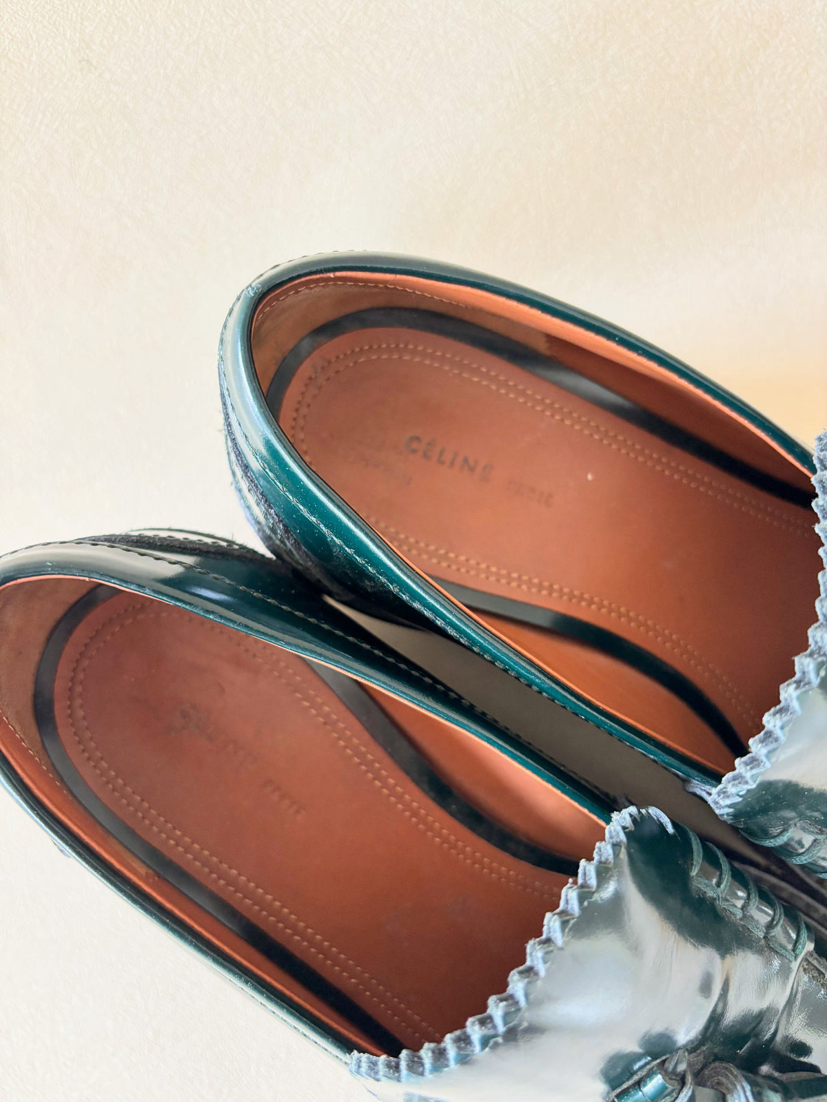 CÉLINE Mocassins en cuir