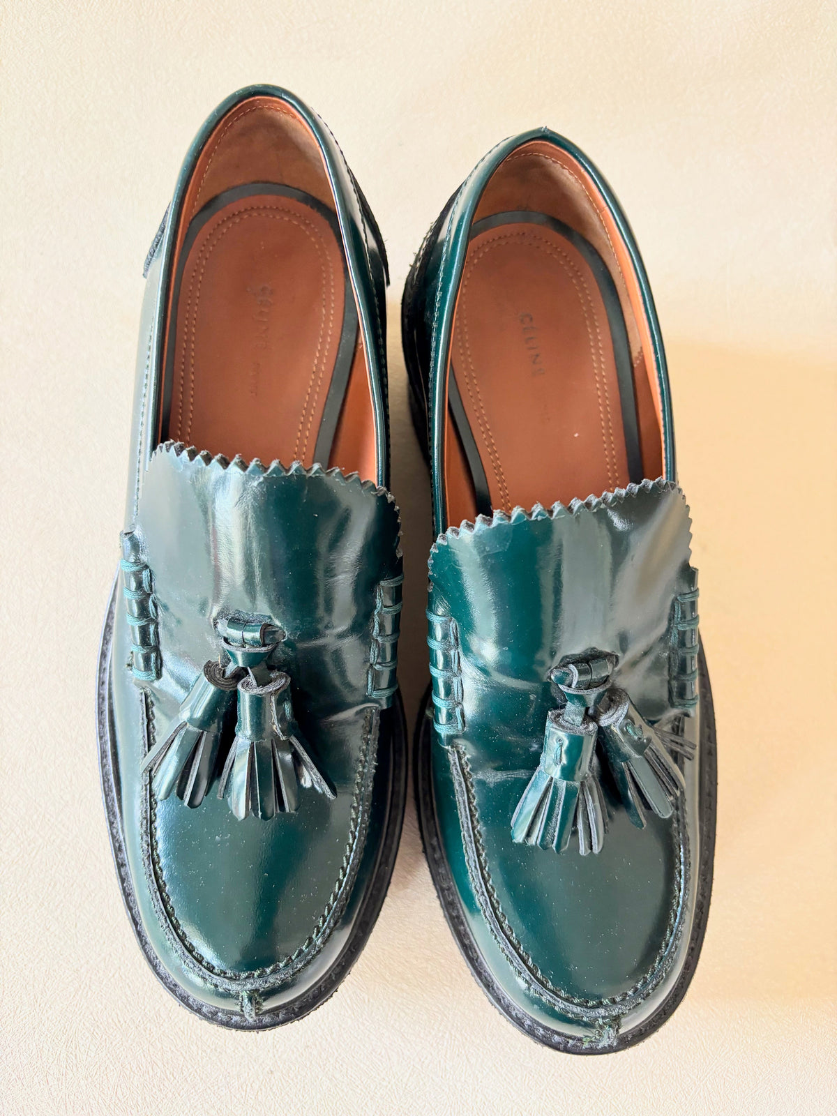 CÉLINE Mocassins en cuir